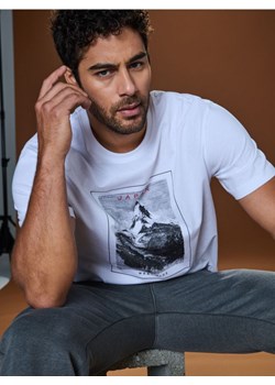 Sinsay - Koszulka - biały ze sklepu Sinsay w kategorii T-shirty męskie - zdjęcie 178339668