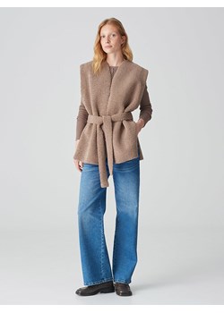 OPUS Kamizelka "Asofta" w kolorze jasnobrązowym ze sklepu Limango Polska w kategorii Kamizelki damskie - zdjęcie 178341708