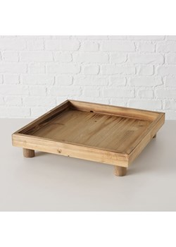 Boltze Taca &quot;Zelda&quot; w kolorze jasnobrązowym - 38,2 x 38,2 cm ze sklepu Limango Polska w kategorii Tace - zdjęcie 178341807