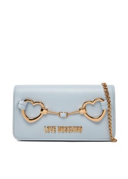 LOVE MOSCHINO Torebka JC5643PP1MLB0712 Błękitny ze sklepu MODIVO w kategorii Kopertówki - zdjęcie 178342308