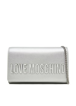 Torebka LOVE MOSCHINO JC4103PP1MKD196B Srebrny ze sklepu eobuwie.pl w kategorii Kopertówki - zdjęcie 178344789