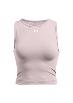 Damski top treningowy Under Armour UA Vanish Seamless Tank - beżowy ze sklepu Sportstylestory.com w kategorii Bluzki damskie - zdjęcie 178345675