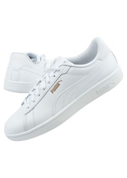 Buty Puma Smash 3.0 W 390987 01 białe ze sklepu ButyModne.pl w kategorii Trampki damskie - zdjęcie 178346128