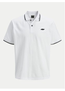 Jack&Jones Polo Pacer 12273303 Biały Regular Fit ze sklepu MODIVO w kategorii T-shirty męskie - zdjęcie 178347828