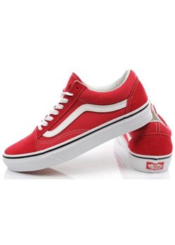 Buty Vans Old Skool U A38G1Q9U czerwone ze sklepu ButyModne.pl w kategorii Trampki damskie - zdjęcie 178348685