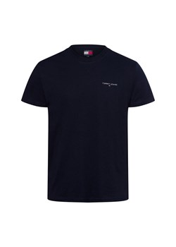 Tommy Jeans Koszulka męska Mężczyźni Bawełna granatowy jednolity ze sklepu vangraaf w kategorii T-shirty męskie - zdjęcie 178349095