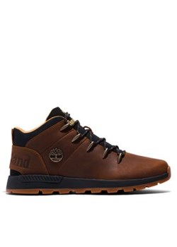 Timberland Sneakersy Sprint Trekker Mid TB0A67TG9431 Brązowy ze sklepu MODIVO w kategorii Buty trekkingowe męskie - zdjęcie 178351167