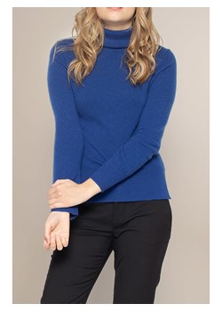 Perfect Cashmere Kaszmirowy golf w kolorze granatowym ze sklepu Limango Polska w kategorii Swetry damskie - zdjęcie 178354057