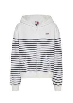 Tommy Hilfiger Bluza DW0DW20303 Biały Slim Fit ze sklepu MODIVO w kategorii Bluzy damskie - zdjęcie 178356459