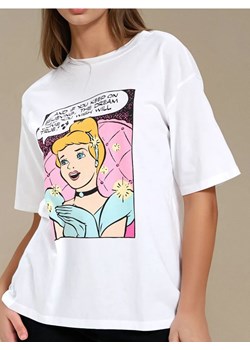 Sinsay - Piżama dwuczęściowa Disney Princesses - kremowy ze sklepu Sinsay w kategorii Piżamy damskie - zdjęcie 178358867