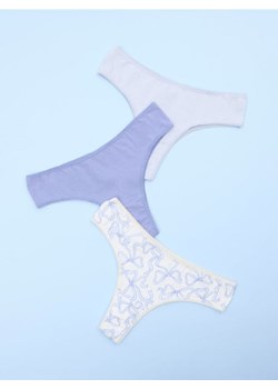 Sinsay - Majtki 3 pack - wielobarwny ze sklepu Sinsay w kategorii Majtki damskie - zdjęcie 178359108