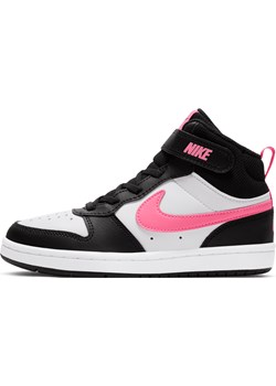 Buty dla małych dzieci Nike Court Borough Mid 2 - Czerń ze sklepu Nike poland w kategorii Buty sportowe dziecięce - zdjęcie 178363687