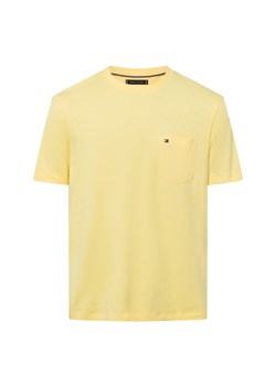 Tommy Hilfiger Koszulka męska Mężczyźni Bawełna cytrynowy jednolity ze sklepu vangraaf w kategorii T-shirty męskie - zdjęcie 178368035