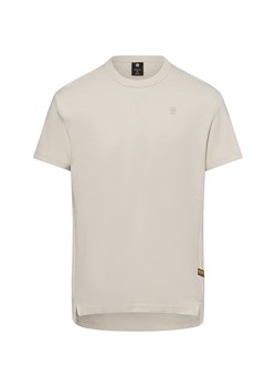G-Star RAW Koszulka męska - Nifous Mężczyźni Bawełna beżowy jednolity - id: 748448-0001-09990 - marki G-Star Raw - 178368059 G-Star RAW Koszulka męska - Nifous Mężczyźni Bawełna beżowy jednolity ze sklepu vangraaf w kategorii T-shirty męskie - zdjęcie 178368059