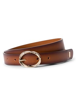Tommy Hilfiger Damski pasek skórzany Kobiety skóra koniakowy jednolity ze sklepu vangraaf w kategorii Paski damskie - zdjęcie 178368077