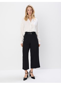 Mohito - Spodnie z szeroką nogawką - czarny ze sklepu Mohito w kategorii Spodnie damskie - zdjęcie 178368537