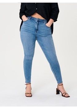 Sinsay - Jeansy super high waist skinny - niebieski ze sklepu Sinsay w kategorii Jeansy damskie - zdjęcie 178371746