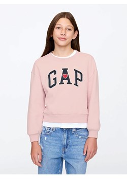 GAP Bluza w kolorze jasnoróżowym ze sklepu Limango Polska w kategorii Bluzy dziewczęce - zdjęcie 178373507