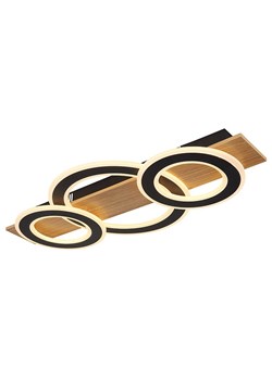 Globo lighting Lampa sufitowa LED "Jayden" w kolorze jasnobrązowym - 73 x 7 x 35 cm ze sklepu Limango Polska w kategorii Oświetlenie - zdjęcie 178373685