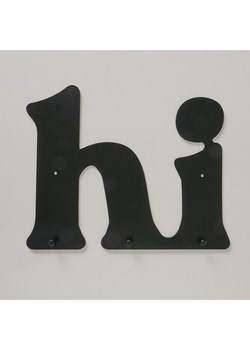 Boltze Wieszak "Hi" w kolorze czarnym - 38 x 30 x 2 cm ze sklepu Limango Polska w kategorii Szafy - zdjęcie 178373755