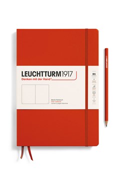 LEUCHTTURM1917 Notatnik w kolorze czerwonym - B5 ze sklepu Limango Polska w kategorii Akcesoria biurowe - zdjęcie 178373879