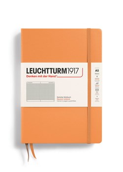 LEUCHTTURM1917 Notatnik w kolorze brzoskwiniowym w kratkę - A5 ze sklepu Limango Polska w kategorii Akcesoria biurowe - zdjęcie 178373886