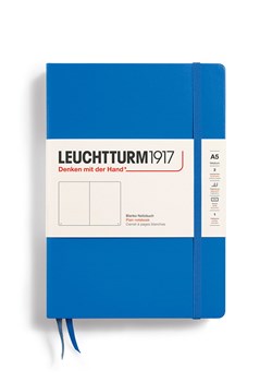 LEUCHTTURM1917 Notatnik w kolorze niebieskim - A5 ze sklepu Limango Polska w kategorii Akcesoria biurowe - zdjęcie 178373887