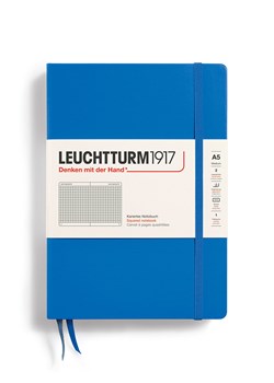 LEUCHTTURM1917 Notatnik w kolorze niebieskim w kratkę ze sklepu Limango Polska w kategorii Akcesoria biurowe - zdjęcie 178373888