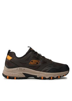 Skechers Półbuty Hillcrest 237265/BRN Brązowy ze sklepu MODIVO w kategorii Buty trekkingowe męskie - zdjęcie 178375198