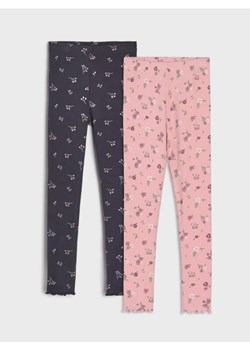 Sinsay - Legginsy 2 pack - wielobarwny ze sklepu Sinsay w kategorii Spodnie dziewczęce - zdjęcie 178377787