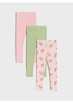 Sinsay - Legginsy 3 pack - wielobarwny ze sklepu Sinsay w kategorii Spodnie dziewczęce - zdjęcie 178377868