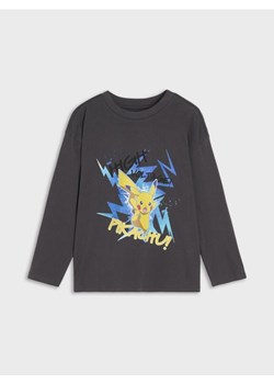 Sinsay - Koszulka z długimi rękawami Pokémon - szary ze sklepu Sinsay w kategorii T-shirty chłopięce - zdjęcie 178377908