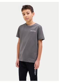 Jack&Jones Junior T-Shirt Hawaii 12269831 Szary Regular Fit ze sklepu MODIVO w kategorii T-shirty chłopięce - zdjęcie 178379028