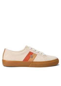 Lauren Ralph Lauren Sneakersy 802942785002 Beżowy ze sklepu MODIVO w kategorii Buty sportowe damskie - zdjęcie 178379639