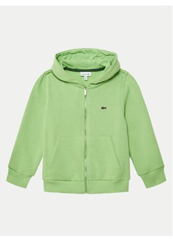 Lacoste Bluza SJ9723 Zielony Regular Fit ze sklepu MODIVO w kategorii Bluzy chłopięce - zdjęcie 178379946