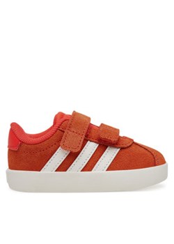 adidas Sneakersy VL Court 3.0 JH6307 Czerwony ze sklepu MODIVO w kategorii Buty sportowe dziecięce - zdjęcie 178380015