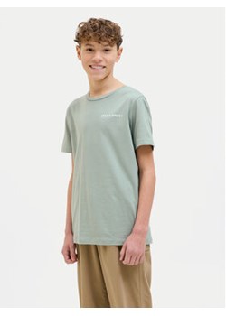 Jack&Jones Junior T-Shirt Hawaii 12269831 Zielony Regular Fit ze sklepu MODIVO w kategorii T-shirty chłopięce - zdjęcie 178380119