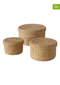 Boltze Koszyki (3 szt.) "Sophy" w kolorze jasnobrązowym ze sklepu Limango Polska w kategorii Pojemniki kuchenne - zdjęcie 178382188