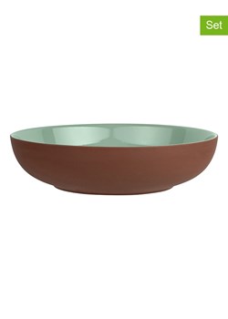 Maxwell &amp; Williams Miski (3 szt.) &quot;Sienna&quot; w kolorze jasnobrązowo-zielonym - Ø 28 cm ze sklepu Limango Polska w kategorii Miski - zdjęcie 178382575