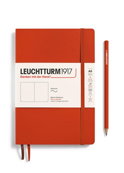 LEUCHTTURM1917 Notatnik w kolorze czerwonym - A5 ze sklepu Limango Polska w kategorii Akcesoria biurowe - zdjęcie 178382625