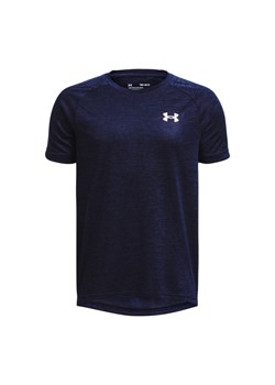 Chłopięca koszulka treningowa Under Armour UA Tech 2.0 SS - granatowa ze sklepu Sportstylestory.com w kategorii T-shirty chłopięce - zdjęcie 178384588