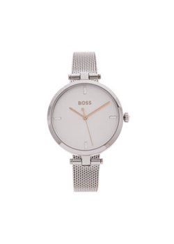 BOSS Zegarek Majesty 1502653 Srebrny ze sklepu MODIVO w kategorii Zegarki - zdjęcie 178387747