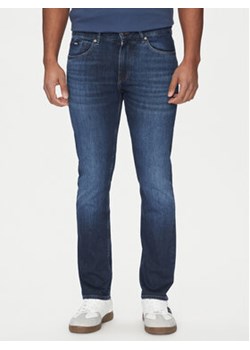 BOSS Jeansy H-Delaware 50537390 Granatowy Slim Fit ze sklepu MODIVO w kategorii Jeansy męskie - zdjęcie 178388509