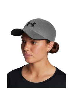 Czapka z daszkiem uniseks Under Armour StealthForm Uncrushable - szara ze sklepu Sportstylestory.com w kategorii Czapki z daszkiem męskie - zdjęcie 178393408