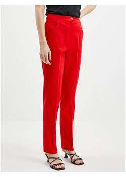 orsay Spodnie chino w kolorze czerwonym ze sklepu Limango Polska w kategorii Spodnie damskie - zdjęcie 178393716