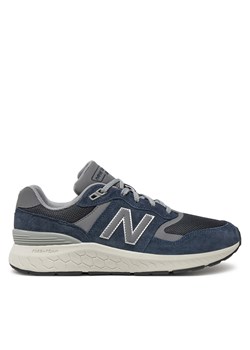 Sneakersy New Balance Walking 880 MW880CB6 Granatowy ze sklepu eobuwie.pl w kategorii Buty sportowe męskie - zdjęcie 178394826