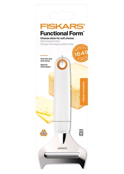 Fiskars Krajalnica "Functional Form" w kolorze białym do miękkiego sera - wys. 17,3 cm ze sklepu Limango Polska w kategorii Akcesoria kuchenne - zdjęcie 178398017