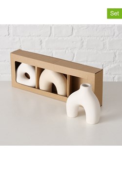 Boltze Wazony (3 szt.) w kolorze beżowym - wys. 10 cm ze sklepu Limango Polska w kategorii Wazony - zdjęcie 178398056