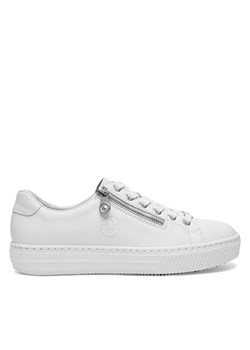 Sneakersy Rieker L59L1-83 Biały ze sklepu eobuwie.pl w kategorii Buty sportowe damskie - zdjęcie 178398589