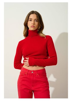 AUTHENTIC CASHMERE Kaszmirowy golf &quot;Bise&quot; w kolorze czerwonym ze sklepu Limango Polska w kategorii Swetry damskie - zdjęcie 178398827